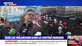 Jean-Luc Mélenchon: "Il faudrait que le gouvernement accepte de faire une trêve pour Noël, il retirerait son projet"