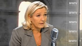 Marine Le Pen était l'invitée de BFMTV et RMC, ce 22 septembre.