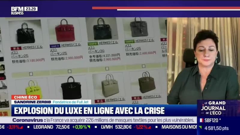 Chine Éco : Explosion du luxe en ligne avec la crise par Erwan Morice - 24/02