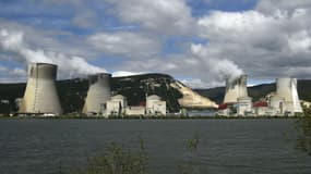 La centrale nucléaire de Cruas-Meysse en Ardèche  en avril 2016
