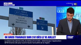 Nord: d'importants travaux prévus sur l'A1 dans le sens Paris-Lille