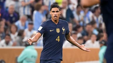 Raphaël Varane lors de la finale du Mondial avec la France, le 18 décembre 2022