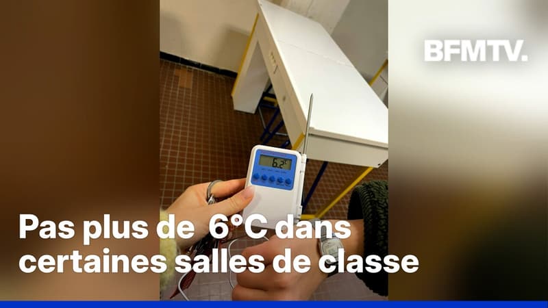 "J'ai essayé de faire cours dans ma salle, c'était impossible": pas plus de 6°C dans des salles de classe d'un collège de Pantin