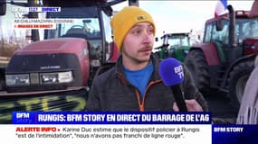Agriculteurs interpellés à Rungis: "Ils cherchent à nous épuiser", affirme Serge Bousquet-Cassagne (président de la Chambre d'Agriculture du Lot-et-Garonne)