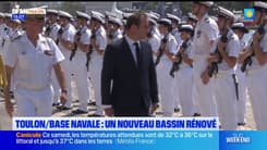 Base navale de Toulon: un nouveau bassin rénové