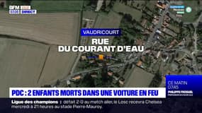 Pas-de-Calais: deux enfants retrouvés morts dans une voiture en feu, leur père suspecté