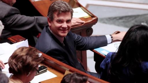Arnaud Montebourg, lors des séances de questions au gouvernement, ce mardi 8 octobre.