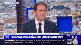 Yonathan Arfi (président du CRIF), sur la polémique à Sciences Po: "Ce qu'on a vu à Sciences Po (...) c'est une assignation des Juifs à répondre de ce qu'il se passe au Proche-Orient"