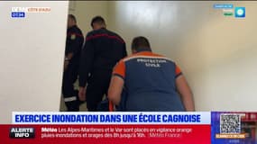 Cagnes-sur-Mer: les écoliers se préparent aux inondations