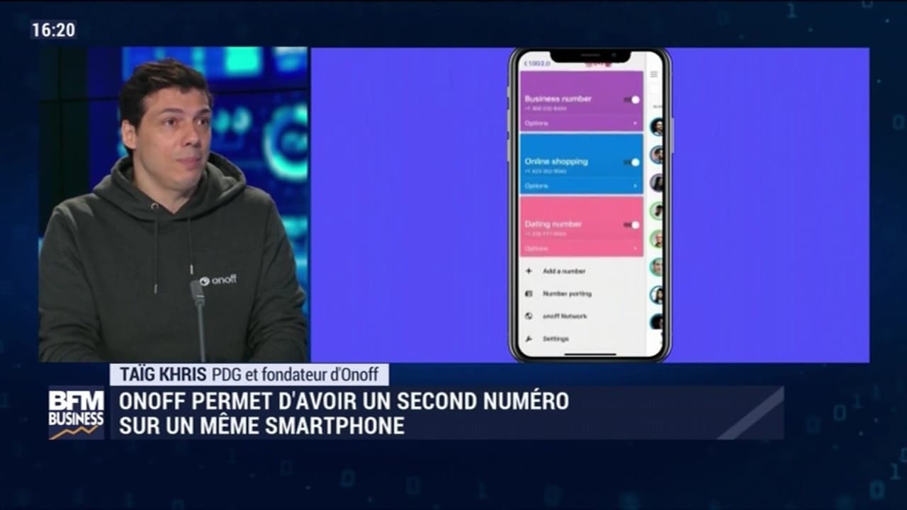 Onoff permet d'avoir un second numéro sur un même smartphone - 27/06