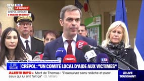 Olivier Véran à Crépol: "L'auteur du coup mortel risque la prison à perpétuité (...), aucune circonstance aggravante ne sera écartée"