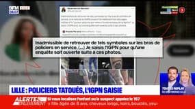 Lille: des policiers photographiés avec des symboles "Valknut" tatoués sur les bras