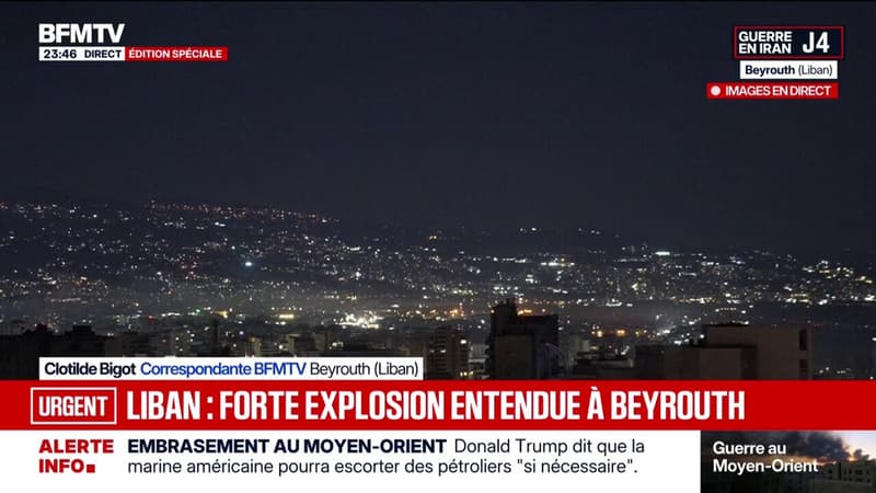 Une forte explosion a été entendue à Beyrouth au Liban