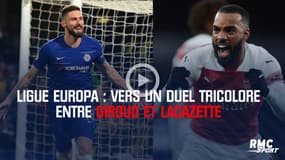 Ligue Europa : vers un duel tricolore entre Giroud et Lacazette