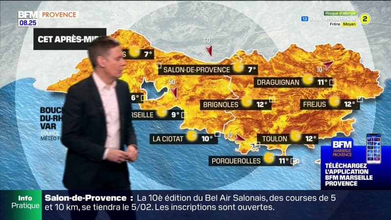 Météo Var: une journée ensoleillée, 12°C à Toulon