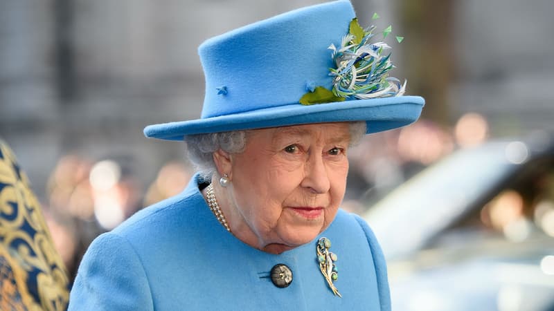 Elizabeth II à l'abbaye de Westminster le 14 mars 2016