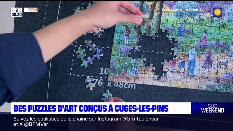 Passions Provence du samedi 6 avril 2024 - Des puzzles d'art conçus à Cuges-les-Pins  