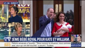 Royaume-Uni: le prince William et son épouse Kate Middleton ont accueilli leur troisième enfant (2/2)
