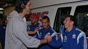 Lionel Messi et Luis Scola