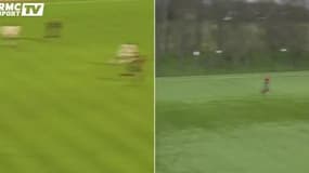 Deux freestylers reproduisent le fameux contrôle de Zidane