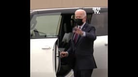 Joe Biden au volant du nouveau Hummer électrique
