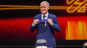 Didier Deschamps lors d'un tirage au sort, à Paris le 8 décembre 2018