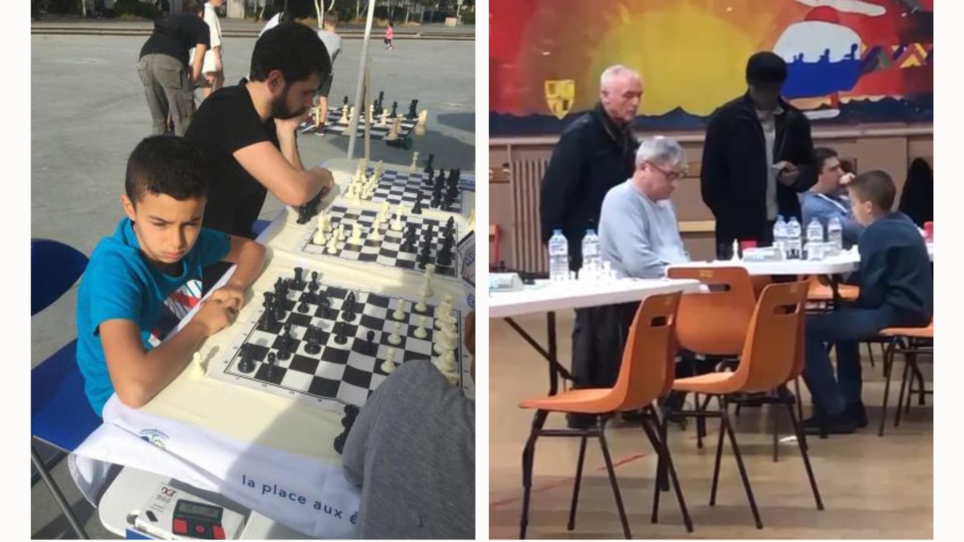 Le petit Mohammed lorsqu'il a découvert les échecs. Le petit Mohammed lorsqu'il a découvert les échecs.
