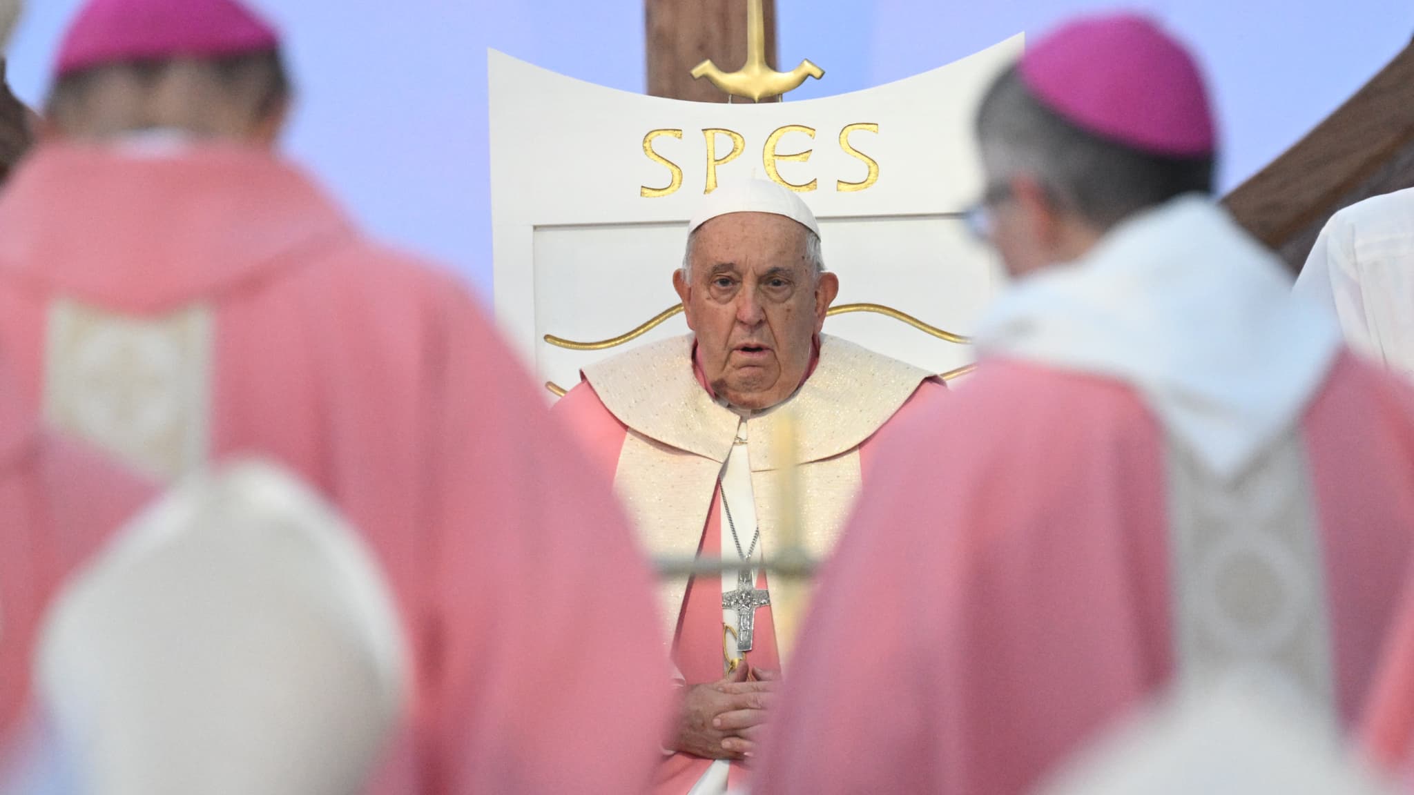 Le Pape célèbre la messe à Ajaccio le 15 décembre 2024