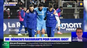 OM: Samuel Gigot souffre d'une contusion au pied et sera disponible pour le classico