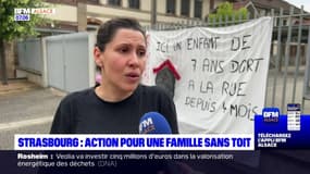 Strasbourg: des parents d'élèves ont mené une action pour une famille sans toit