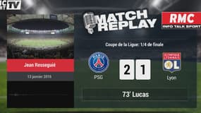 PSG-OL (2-1): Le Goal Replay avec le son RMC Sport