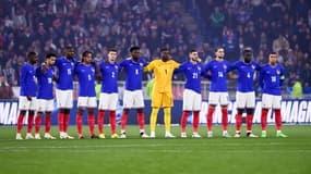 Les joueurs de l'équipe de France le 23 mars 2024