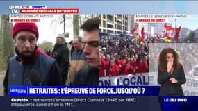 "Je viendrai tant qu'il y aura des manifs": à Nantes, les manifestants contre la réforme des retraites toujours aussi déterminés 