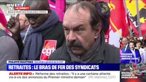 Martinez (CGT) sur les retraites: "Il y a une certaine attente des annonces du Premier ministre"