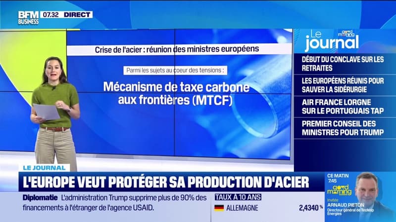 L'Europe veut protéger sa production d'acier