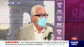 Gilles Pialoux sur RMC: "Oui, il faut vivre avec le virus, mais comment bien vivre?"