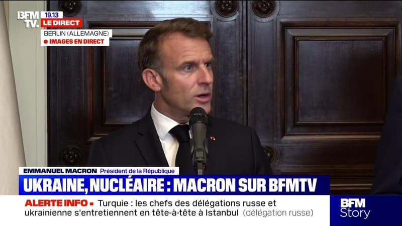 Macron/ Merz à Berlin: le président annonce des 