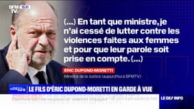 Le fils d'Éric Dupond-Moretti en garde à vue pour des soupçons de "violences conjugales"