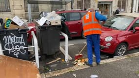 Des déchets à Marseille lors d'une grève des éboueurs (Illustration). 