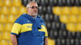 Christophe Urios lors de La Rochelle-Clermont, le 3 mars 2024.