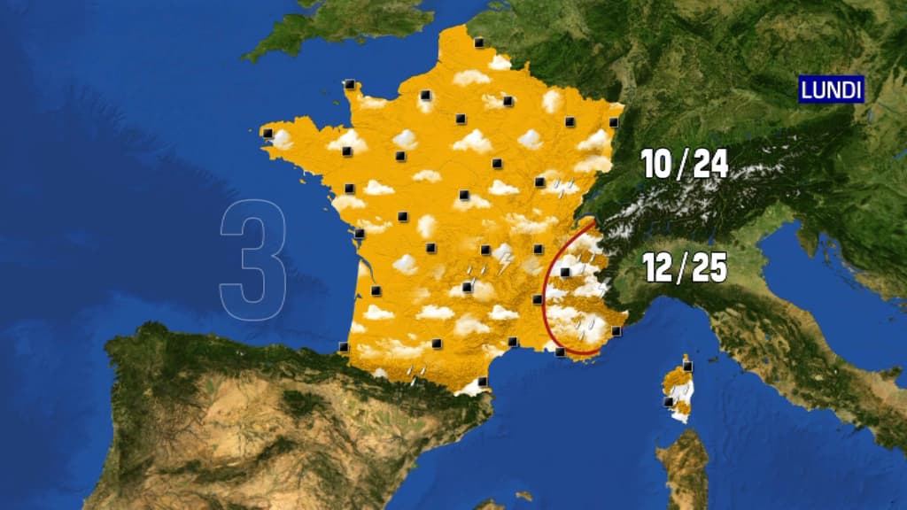 La météo du lundi 9 mai 2022 La météo du lundi 9 mai 2022