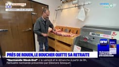 Seine-Maritime: le boucher quitte sa retraite à Caudebec-lès-Elbeuf