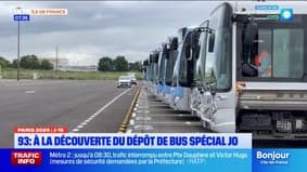 Seine-Saint-Denis: à la découverte du dépôt de bus spécial Jeux olympiques