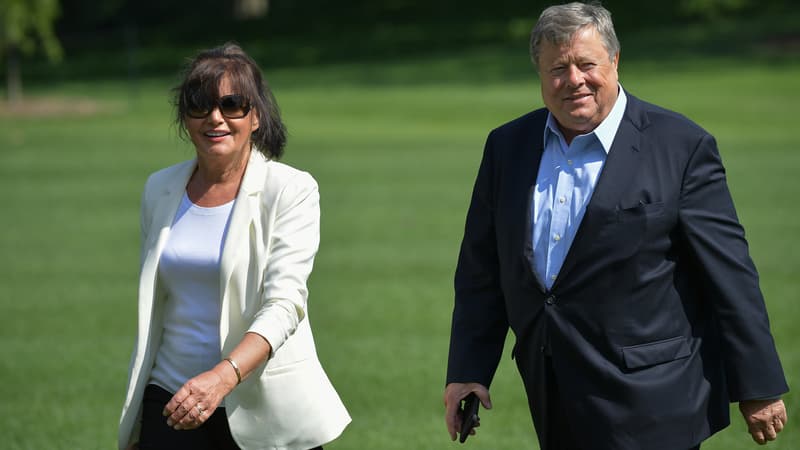 Les parents de Melania Trump le 18 juin 2017.