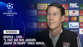 Benfica - Lyon : "Il faut que nos joueurs jouent en équipe" tance Garcia