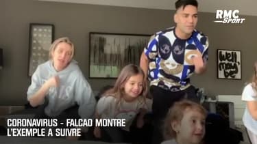 Coronavirus - Falcao montre l'exemple durant cette période de confinement