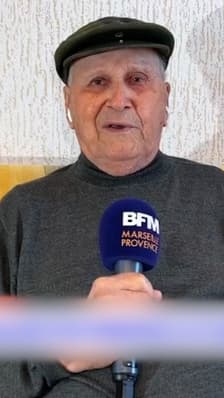 Albert Corrieri, Marseillais de 101 ans, va porter la flamme olympique à Marseille 