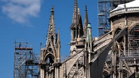 La cathédrale Notre-Dame en travaux, le 12 mai 2019. 