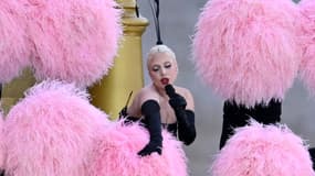 Lady Gaga lors de la cérémonie d'ouverture des Jeux olympiques de Paris 2024
