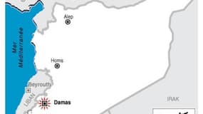 EXPLOSIONS DANS UN QUARTIER ALAOUITE DE DAMAS